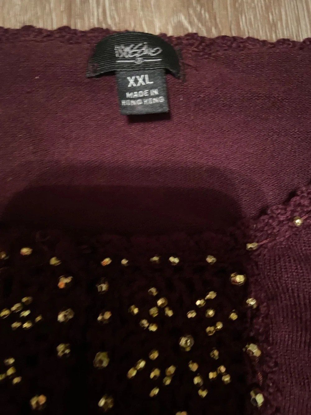 Burgandy blouse